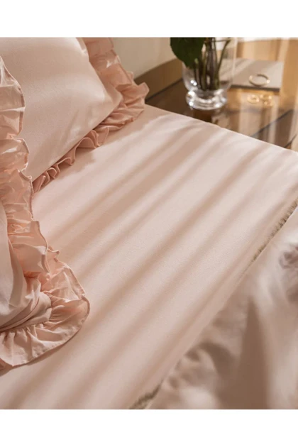سرویس روتختی دو نفره Madame Coco مدل Obernai پنبه - سفید