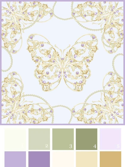 روسری ابریشم کاپرا