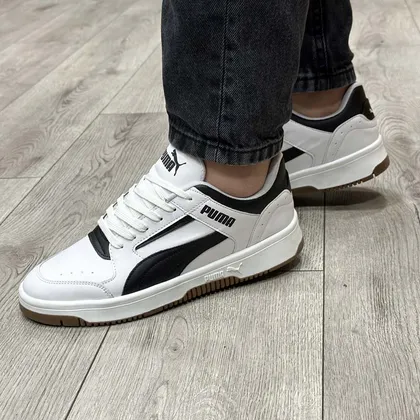 کفش و کتانی مردانه مدل پوما PUMA رنگ سفید مشکی
