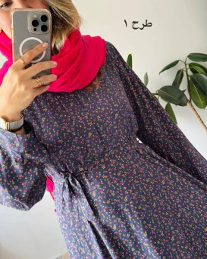 پیراهن ساحلی گل دخت 2