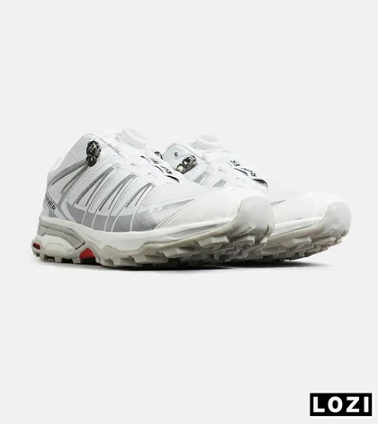 کفش کتانی مردانه و زنانه سفید طوسی I-Runner مدل 7917