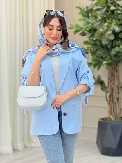 مانتو دو دکمه ژیکان