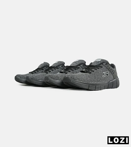کفش کتانی طبی ورزشی خاکستری SKECHERS SKECH-KNIT