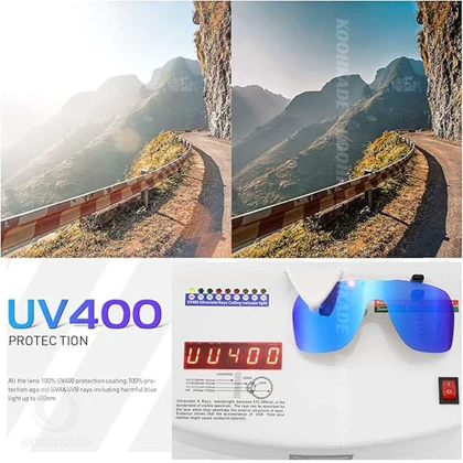 عینک KAPVOE K 64 02 فریم مشکی لنز آبی