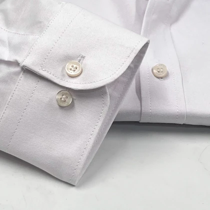 پیراهن پاناما سفید M65KQB-2