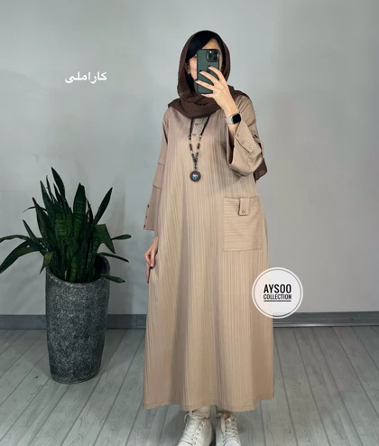 پیراهن مانتویی جانان