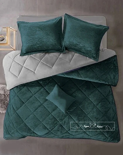 روتختی مینیمال مخمل طرح لوزی