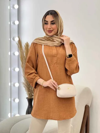 مانتو جلو بسته یقه دیپلمات