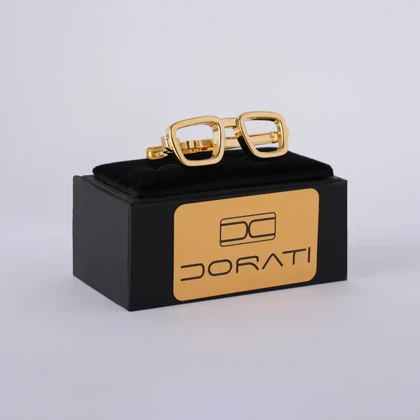 گیره کراوات عینک طلایی