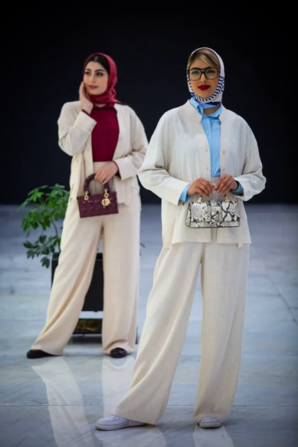 مانتو شلوار لینن 3 دکمه زارا