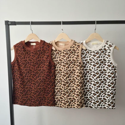 (سایز بزرگ) تاپ پلنگی قواره دار