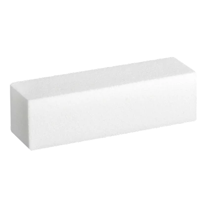 بافر مستطیلی مات کننده ناخن سفید اینگلوت