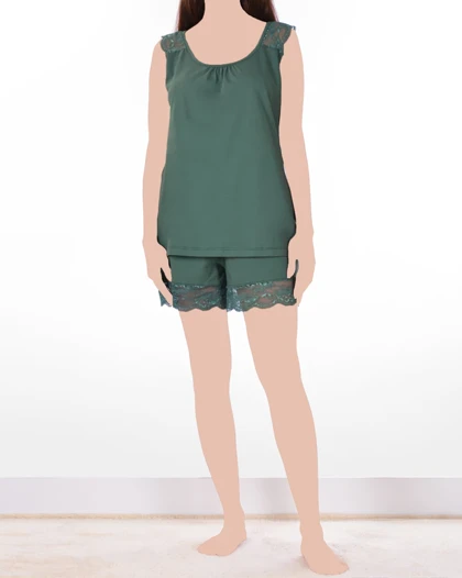 تاپ و شلوارک خورشید زنانه