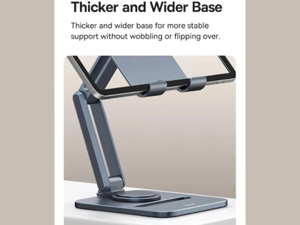 هولدر رومیزی تبلت 360 درجه بیسوس Baseus Desktop Biaxial Foldable Metal Tablet Stand Rotatable Version Space BS-HP006A B10431801811-00