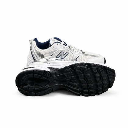 کفش کتانی مردانه مدل نیوبالانس530 سفید سرمه ای New BALANCE530