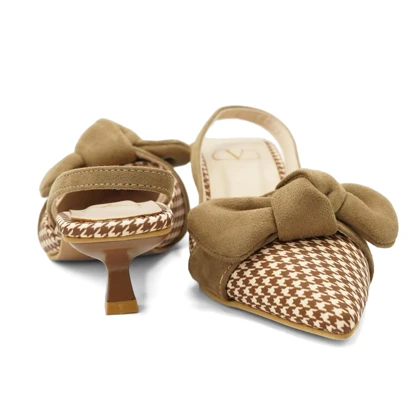 کفش مجلسی زنانه پاشنه‌دار مدل sandal valentino - 0092