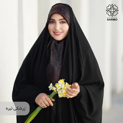 روسری ژاکارد رونا گل رز