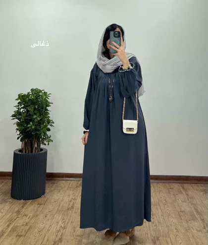 مانتو عبایی بلند رایلی 5 کد 3026