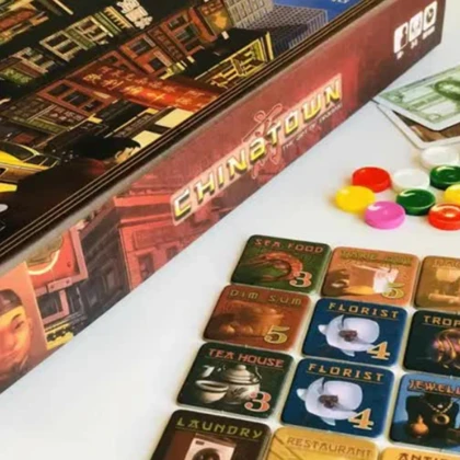 بازی فکری کینگز گیمز Chinatown مدل محله چینی ها 3 تا 5 نفره