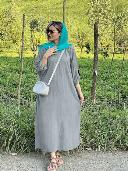 پیراهن مانتویی نفس