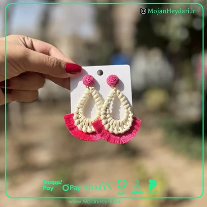 گوشواره حصیری بهار و تابستان کد gh1036