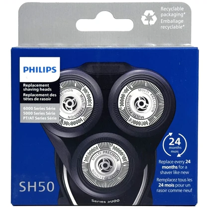 تیغه یدک ریش تراش فیلیپس Philips مدل SH50/51 بسته 3 عددی