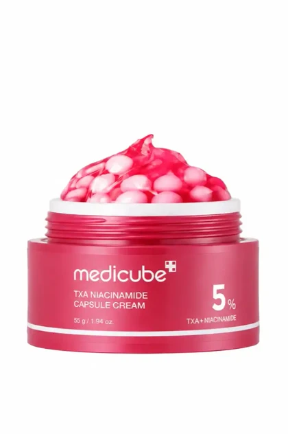 کرم روشن کننده و ضد لک مدی‌کیوب مدل (TXA Niacinamide)