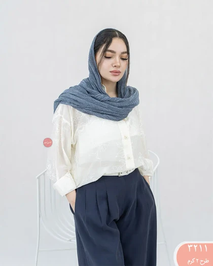 شومیز طرح گل زنانه 3211 | الینور