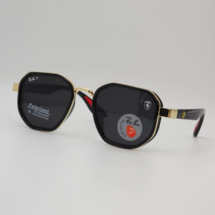 عینک آفتابی مردانه و زنانه ریبن فراری Rayban Ferrari 3574 پلاریزه و ضد اشعه UV400