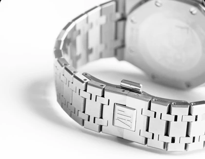 ساعت اودمار پیگه AP دورنگین زنانه نقره ای صفحه مشکی Audemars Piguet Royal Oak Diamonds