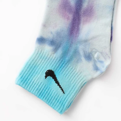 جوراب نیم ساق نخی آبرنگی کارال مدل 29453