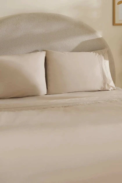 سرویس روتختی دو نفره Karaca Home مدل Ovelin پنبه پلی‌استر