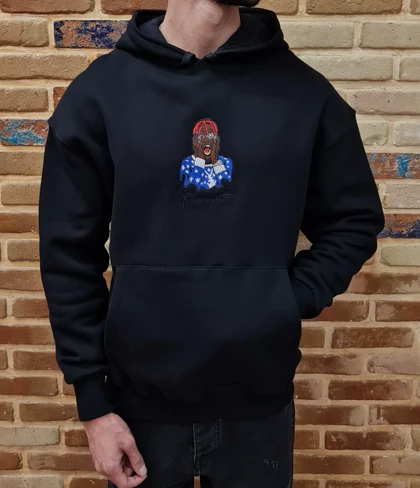 هودی دورس 3 نخ تراویس اسکات گلدوزی