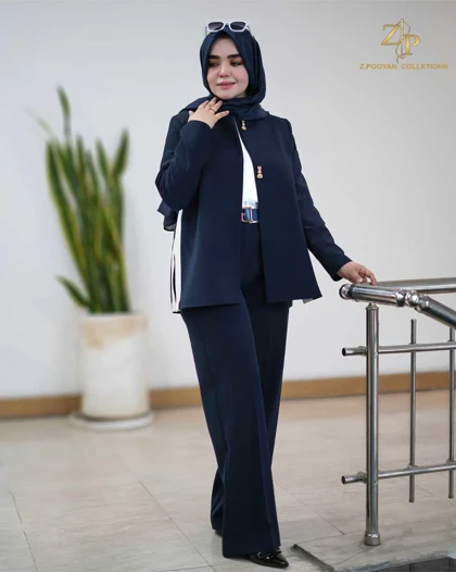 کت و شلوار زنانه کرپ لانوین پوما