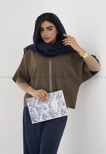 وست زنانه کتان سیلک کد1006393