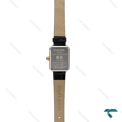 ساعت شنل Première Ribbon زنانه طلایی بند چرم مشکی Chanel-6497-L