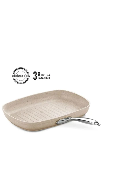 تابه سرخ‌کردنی KORKMAZ مدل A1269 گرانیتی - بژ