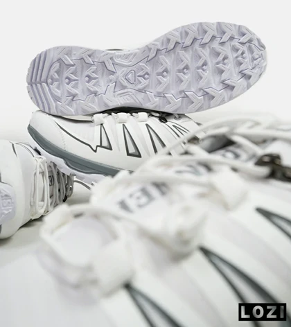 کفش کتانی بزرگ پا سفید طوسی I-Runner