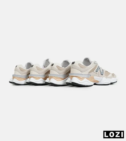 کفش کتانی مردانه و زنانه کرم طوسی NEW BALANCE 9060