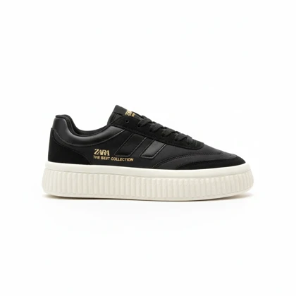 کفش کتانی ونس زارا مشکی کد 295023