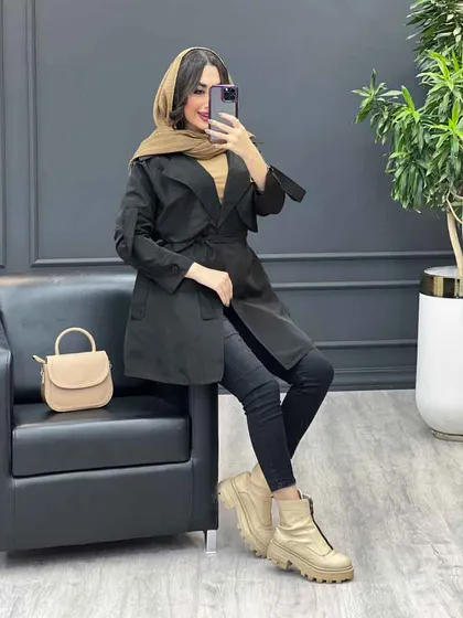 بارانی کوتاه بغل پاگن
