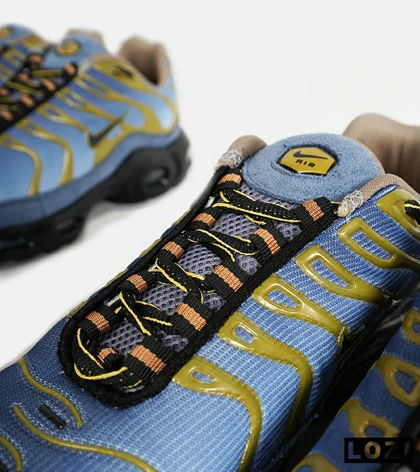 کفش کتانی مردانه و زنانه آبی طلایی NIKE AirMax Plus TN Ultra مدل 6880