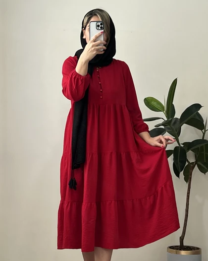 پیراهن مانتویی کمند