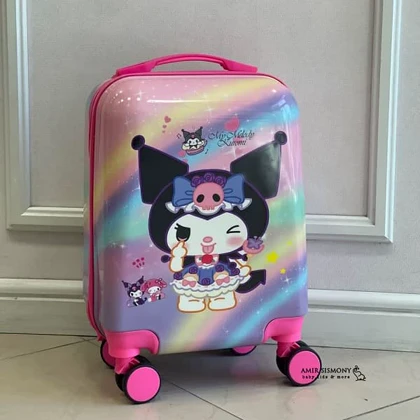 چمدان مسافرتی بچگانه طرح کرومی