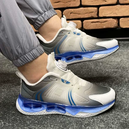 کتانی اسپرت مردانه مدل NIKE Air Griffey DISK رنگ سفید آبی