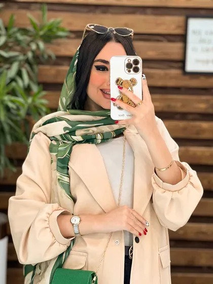 مانتو مازراتی دودکمه آسیتن پفی