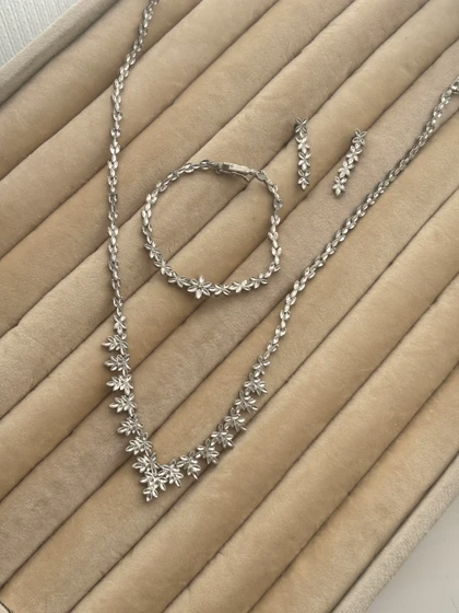 سرویس نقره تراش ظریف زنانه 912