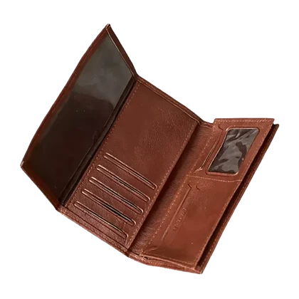 ست سه تکه کیف پول کمربند و جاکارتی مردانه چرمی