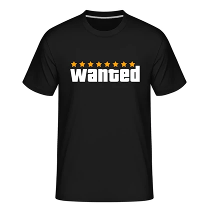 تیشرت طرح تحت تعقیب جی تی ای wanted gta