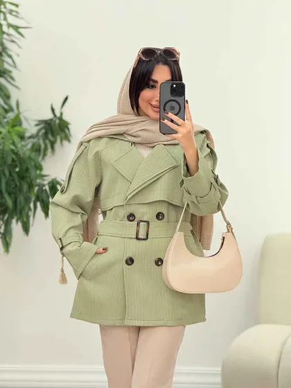 بارانی چهاردکمه تیارا